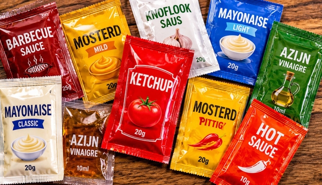 Geen plastic sauszakjes meer in bars en restaurants